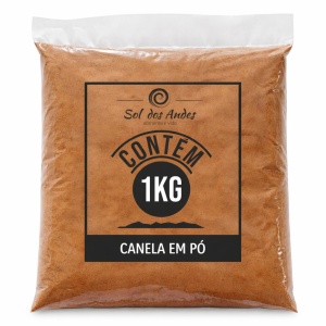 Canela em Pó Pura - Contém 1Kg