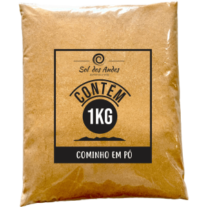 Cominho em Pó Puro - Contém 1Kg
