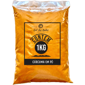 Cúrcuma em Pó Pura - Contém 1Kg