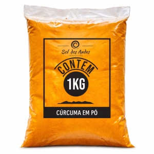 Cúrcuma em Pó Pura - Contém 1Kg