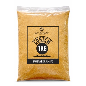 Mostarda em Pó Pura - Contém 1Kg